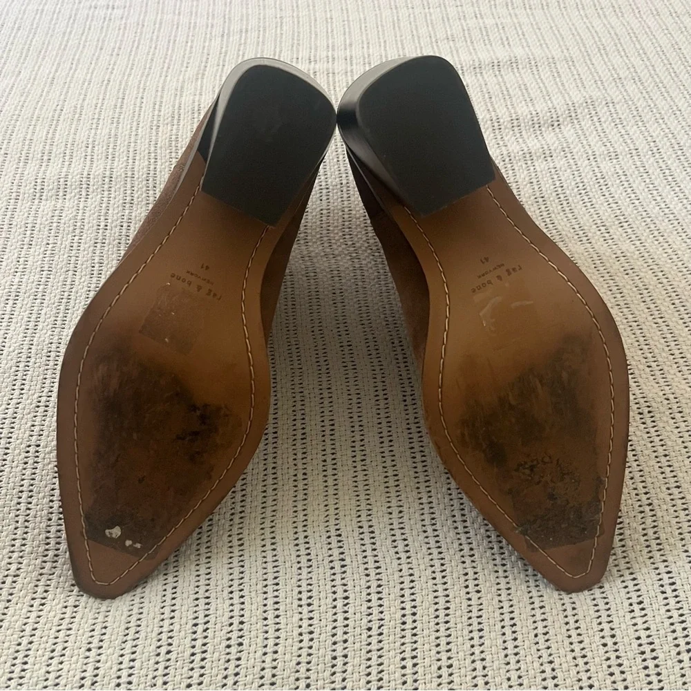 Rag & Bone Brown Suede Booties